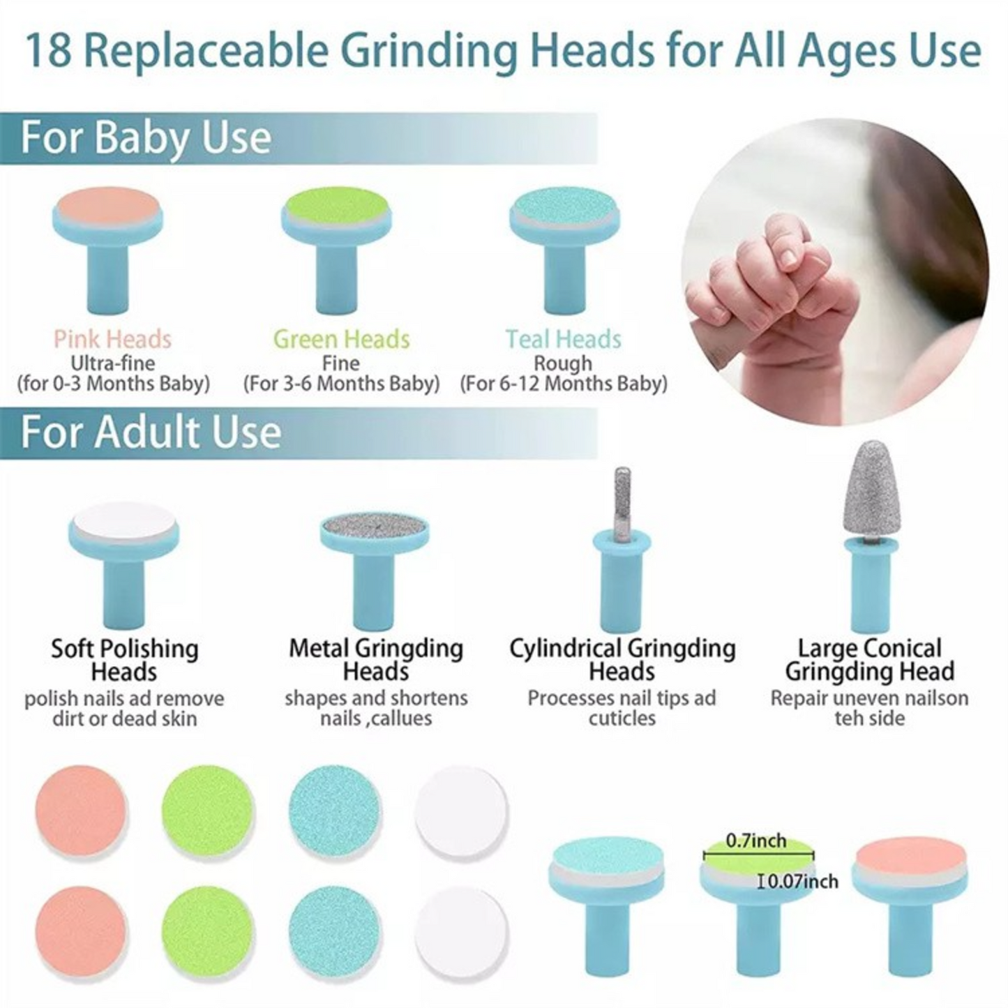 Baby Electric Nail Trimmer